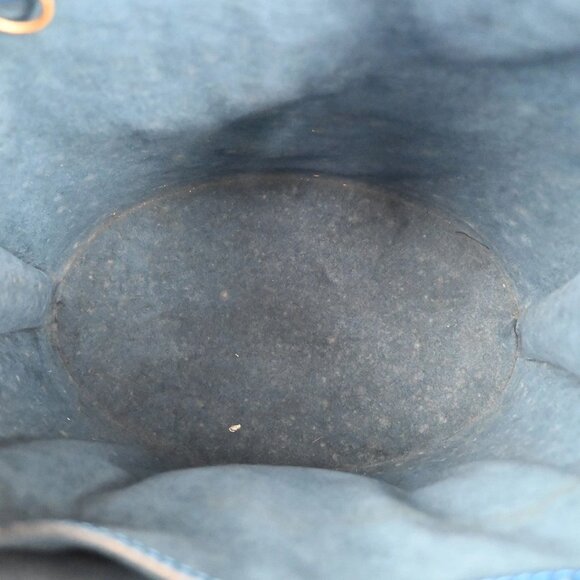 LOUIS VUITTON LV Logo Cluny Shoulder Bag Epi Leather Blue France M52255 85EF306 - Picture 10 of 15